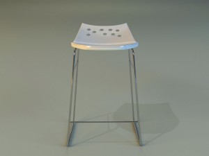 bar stool modern Model 3D