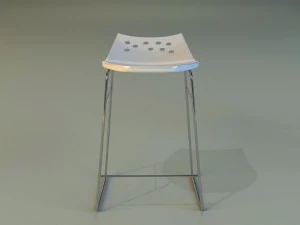 bar stool modern 3D Model