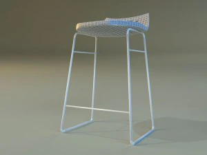 bar stool modern 3D Model