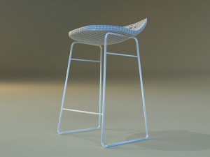 bar stool modern Model 3D