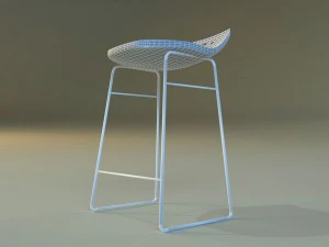 bar stool modern 3D Model
