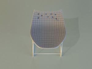 bar stool modern Model 3D