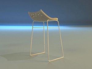 bar stool modern Model 3D