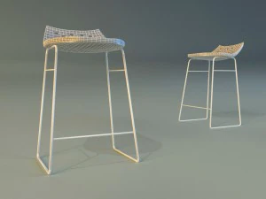 bar stool modern 3D Model