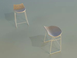 bar stool modern 3D Model