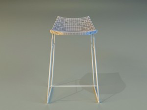 bar stool modern Model 3D