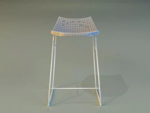 bar stool modern 3D Model