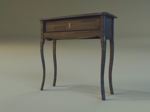 commode dark Modèle 3D