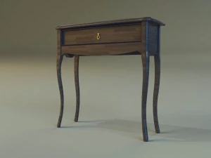 commode dark 3D Model