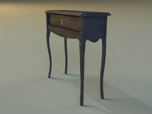 commode dark 3D Model