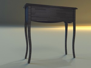 commode dark Modèle 3D