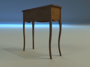 commode dark Modèle 3D