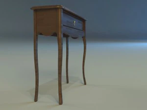commode dark 3D Model
