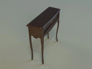 commode dark 3D Model
