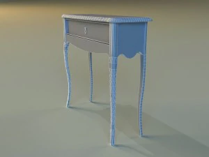 commode dark 3D Model