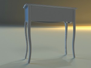 commode dark Modèle 3D