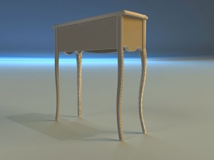 commode dark Modèle 3D