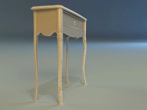 commode dark 3D Model