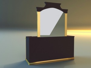 old chest of drawers 3D Model