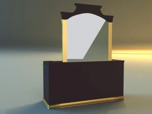 old chest of drawers 3D Model