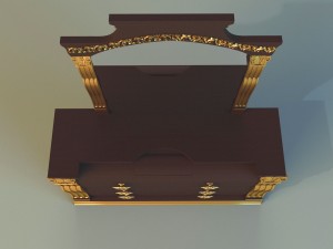 old chest of drawers 3D Model