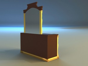 old chest of drawers 3D Model