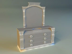 old chest of drawers 3D Model