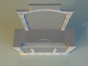 old chest of drawers 3D Model