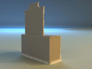 old chest of drawers 3D Model