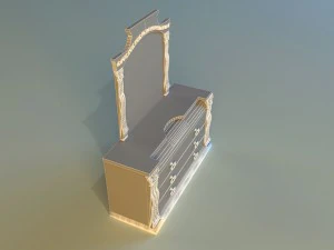 old chest of drawers 3D Model