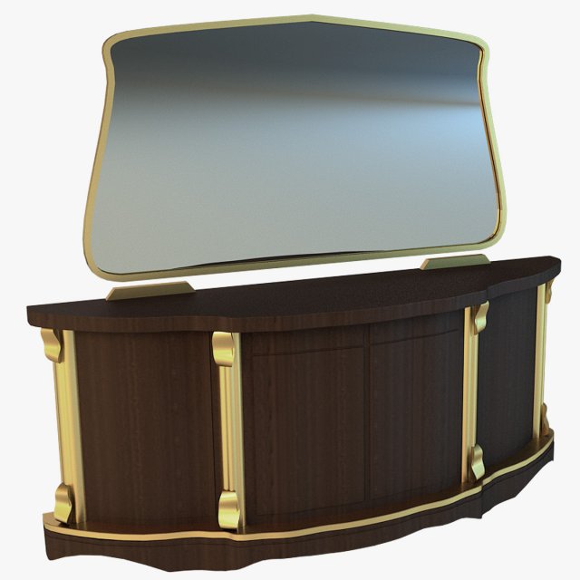 old commode drawers 3D Model .c4d .max .obj .3ds .fbx .stl .blend 
