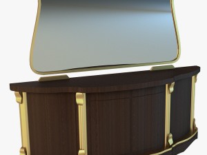 old commode drawers 3D Model