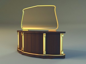 old commode drawers 3D Model