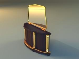old commode drawers 3D Model