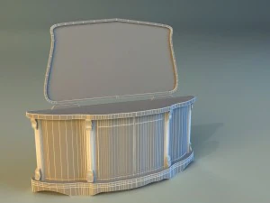 old commode drawers 3D Model