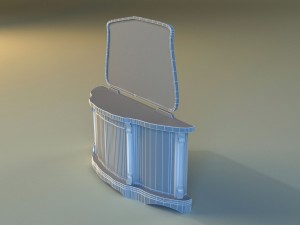 old commode drawers 3D Model