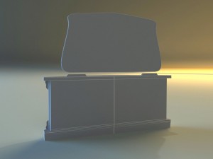 old commode drawers 3D Model