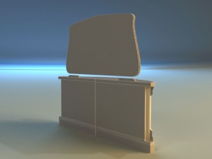 old commode drawers 3D Model
