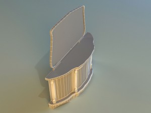 old commode drawers 3D Model
