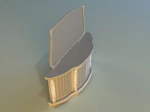 old commode drawers 3D Model