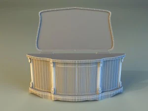 old commode drawers 3D Model