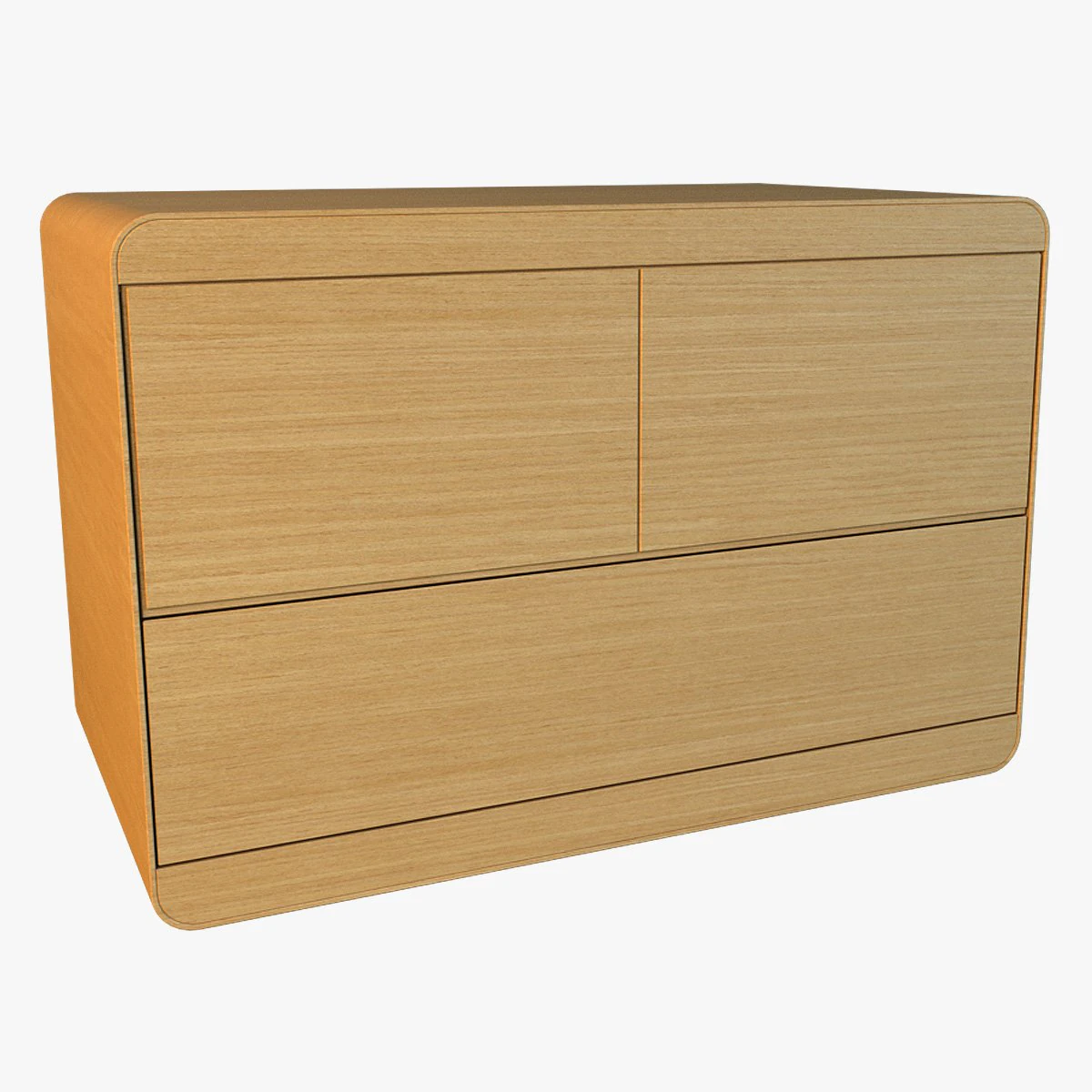 commode modern wooden 3D Model .c4d .max .obj .3ds .fbx .stl .blend 