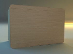 commode modern wooden 3D 모델