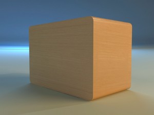 commode modern wooden 3D 모델