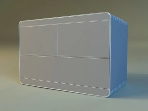 commode modern wooden 3D Model