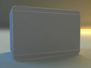 commode modern wooden 3D Model