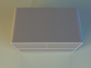 commode modern wooden 3D 모델