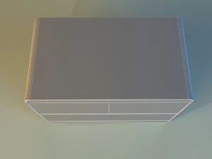 commode modern wooden 3D Model