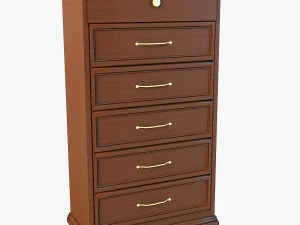 laci toilet tua berwarna gelap Model 3D