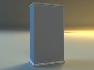 old commode drawers dark Modello 3D